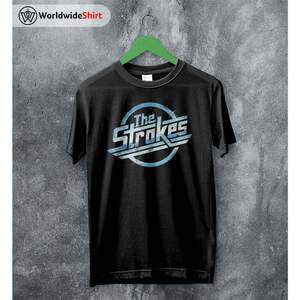 The Strokes Logo Rock Band Music Graphic Fan Art Album T-Shirt